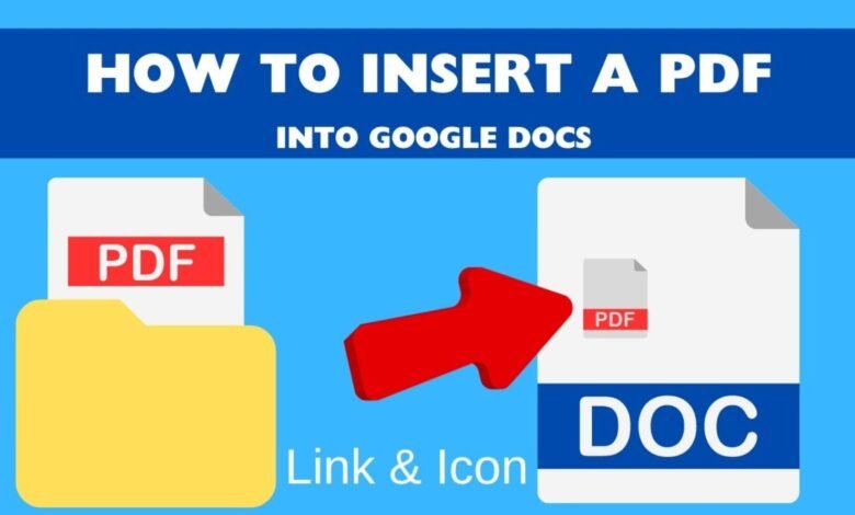 Can I Insert a PDF Into a Google Doc?