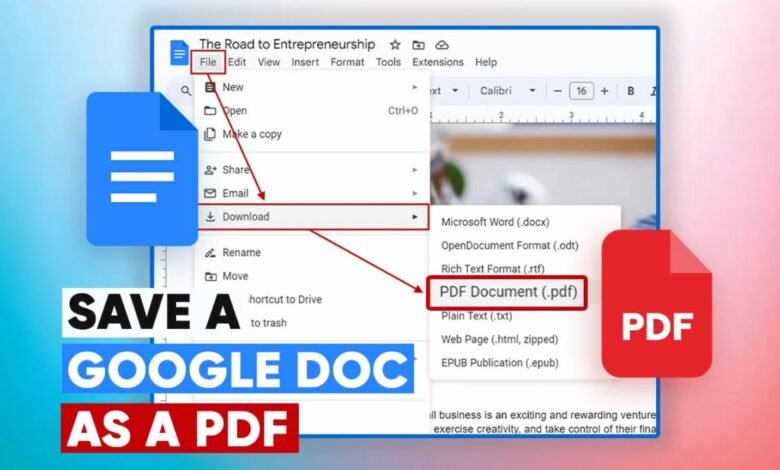 How Do I Save a Google Doc as a PDF?