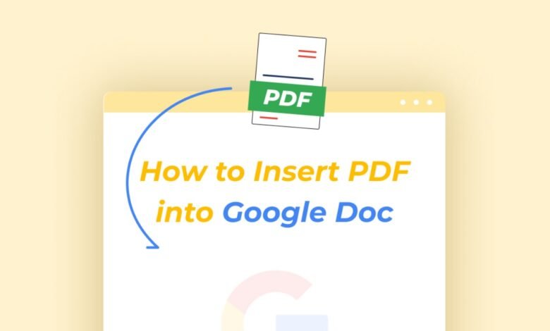 How to Insert a PDF Into a Google Doc