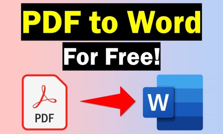 How to Make a PDF Into a Word Doc