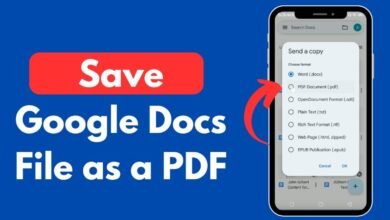 How to Save a Google Doc as a PDF