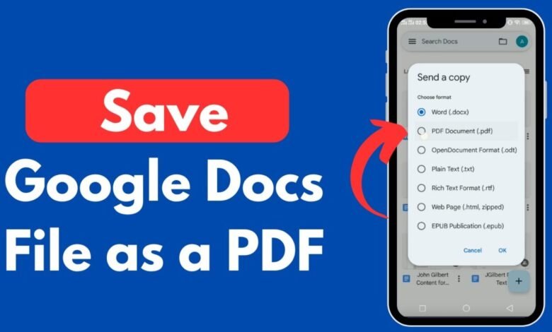 How to Save a Google Doc as a PDF