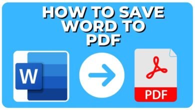 How to Save a Word Doc as a PDF